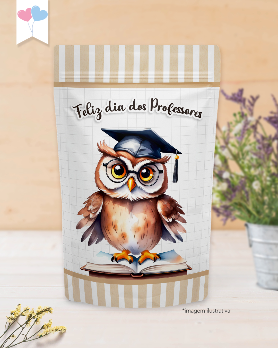 Printable - Rótulo para ZipLock - Dia dos Professores