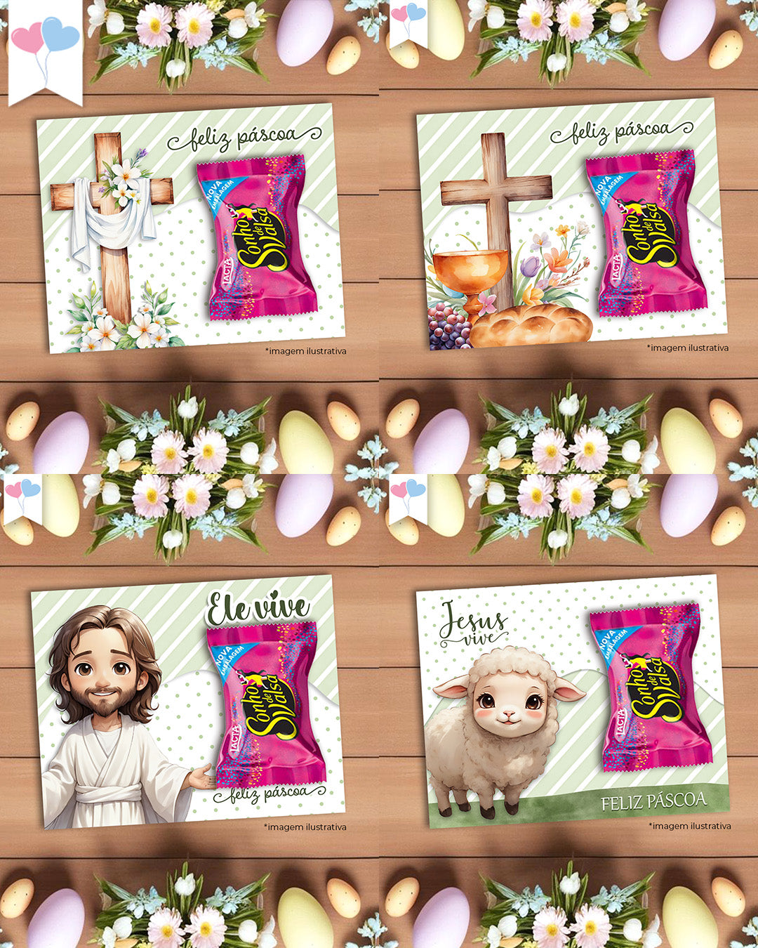 Printable - Arte Card Multiuso - Páscoa Cristã