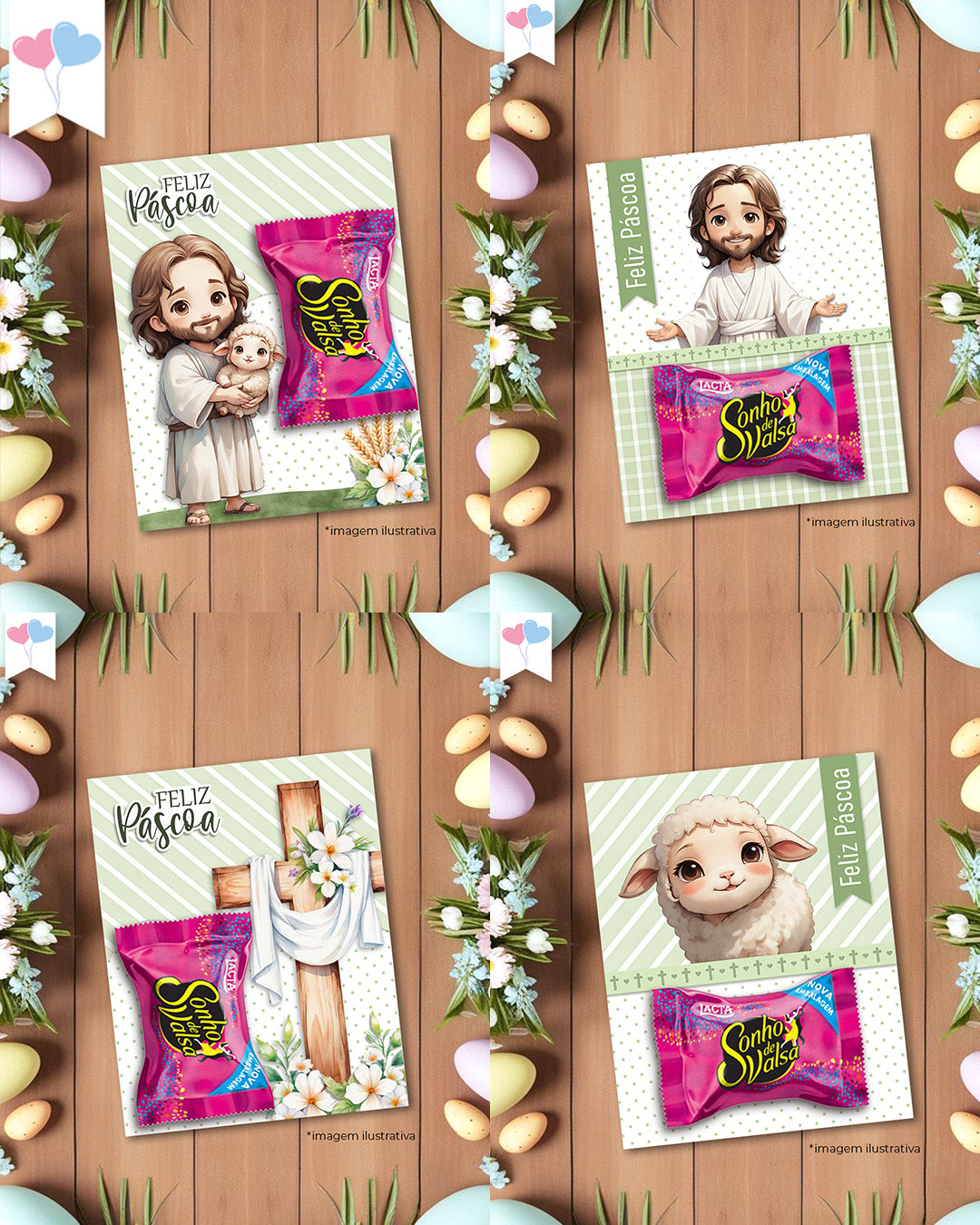 Printable - Arte Card Multiuso - Páscoa Cristã