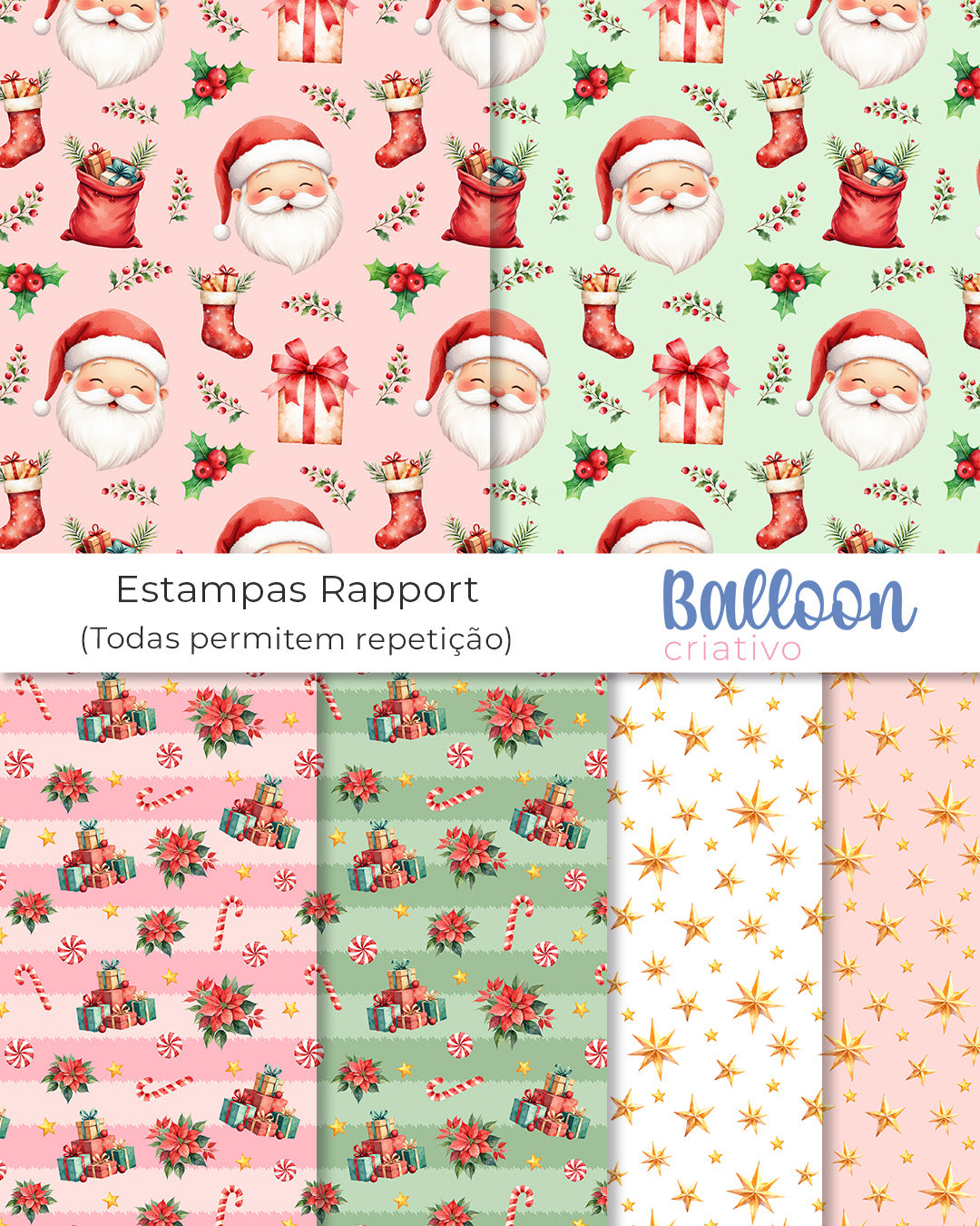 COMBO Papel Digital de NATAL