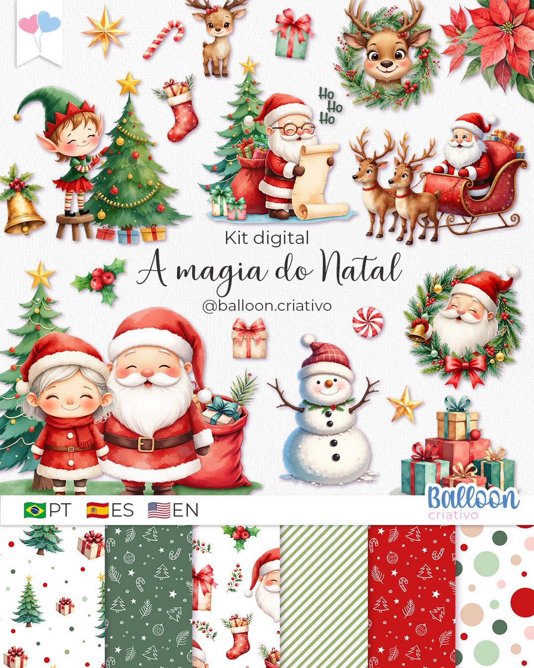 Kit Digital - A Magia do Natal