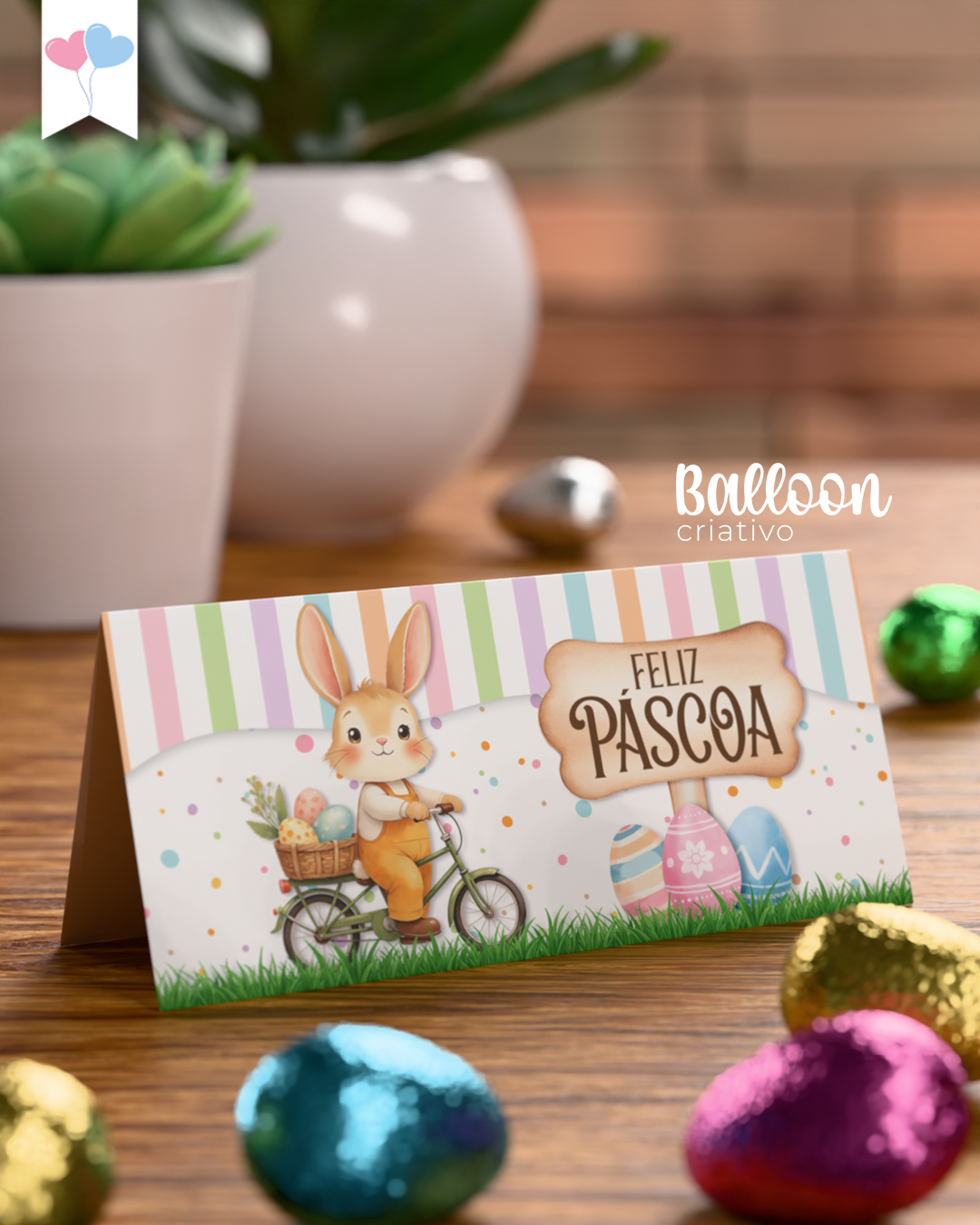 Printable - Lapela | Solapa 10x4,5cm - Jardim dos Coelhinhos