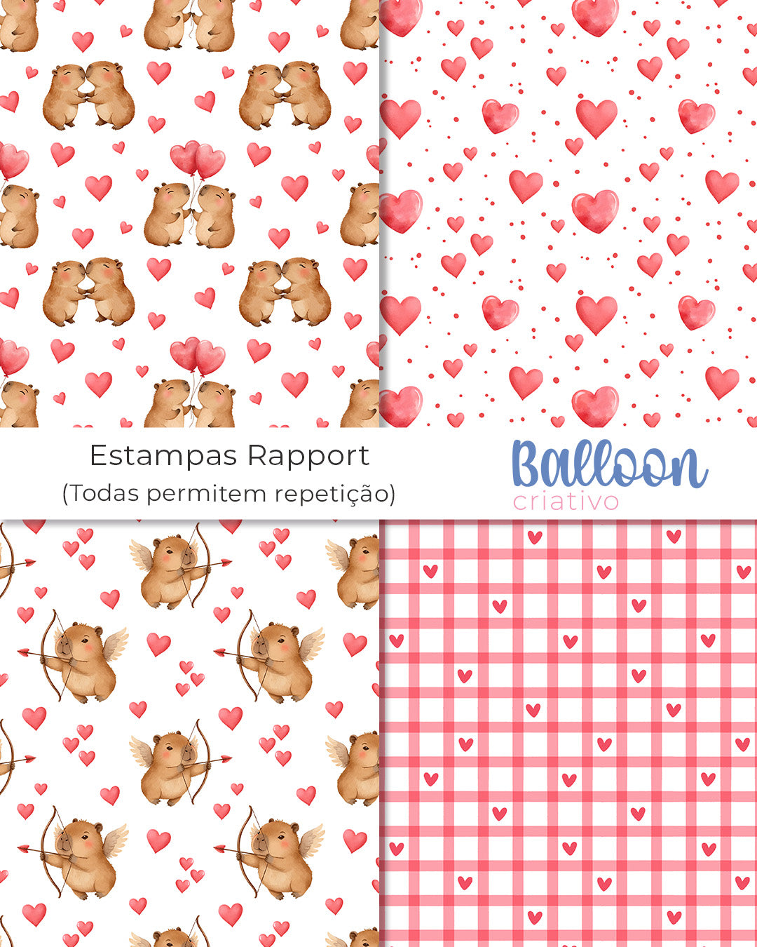 Kit Digital - Capivara Apaixonada