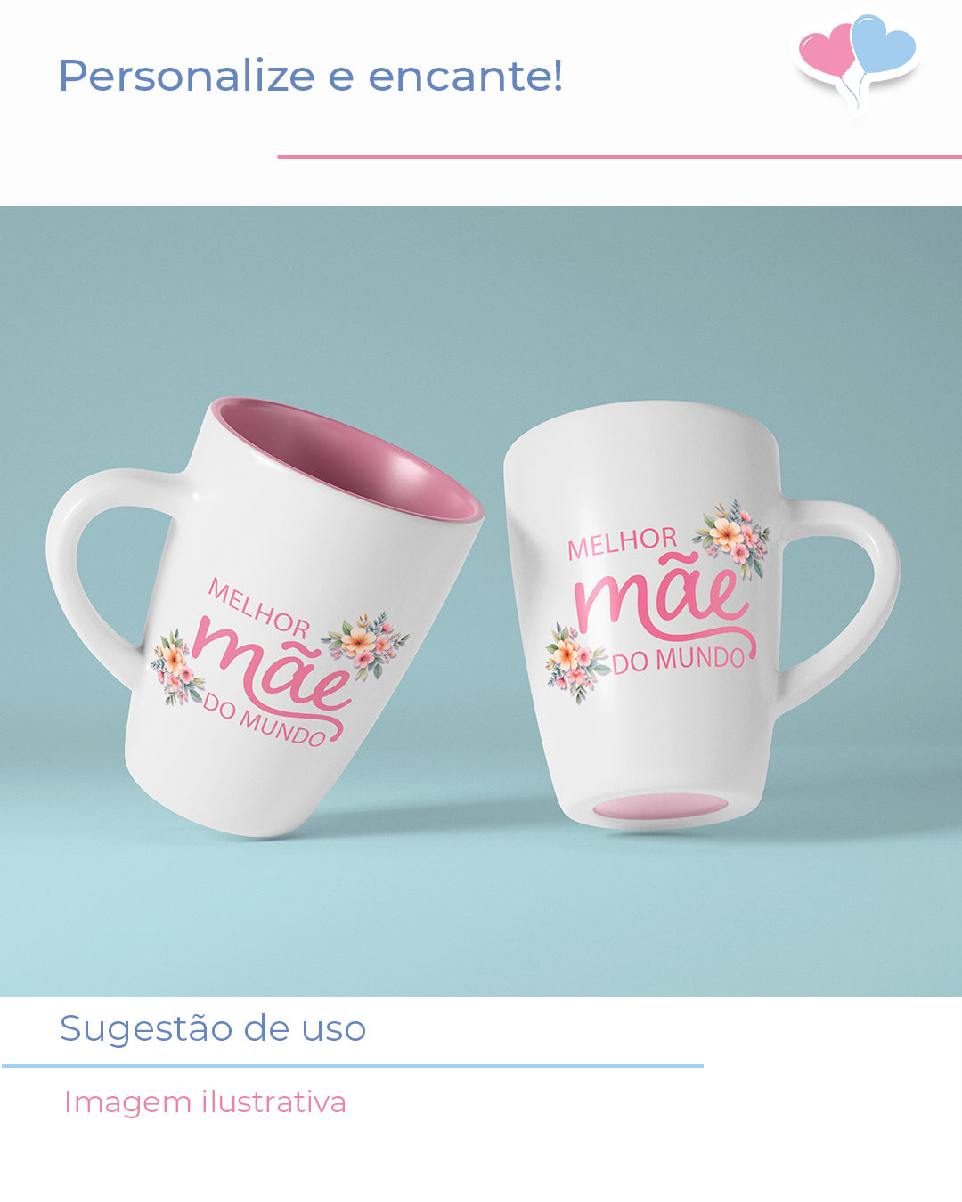 Kit Digital - Letreiros Feliz dia das Mães