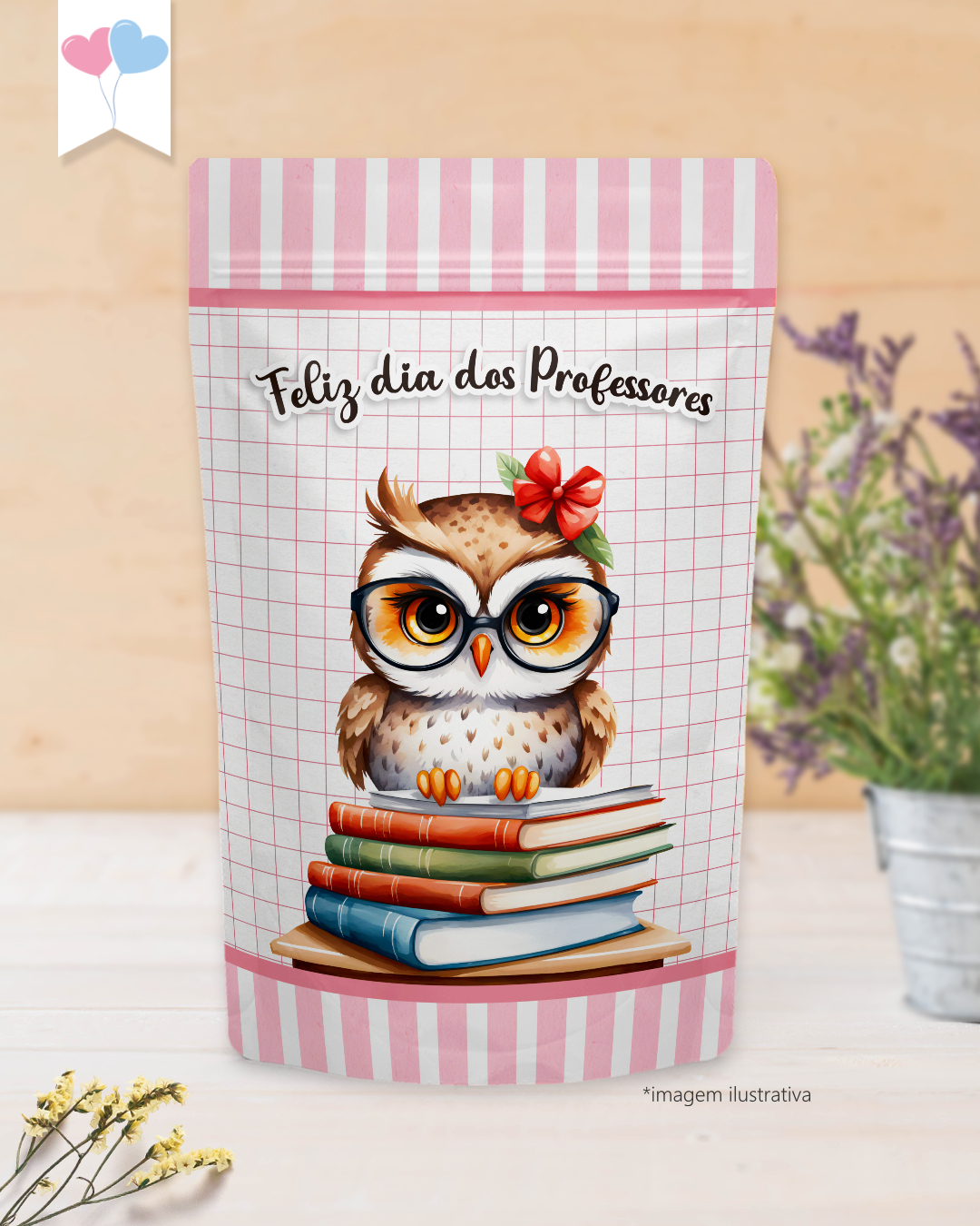 Printable - Rótulo para ZipLock - Dia dos Professores