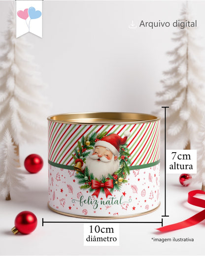 Printable - Arte para tubolata 7x10cm - Feliz Natal