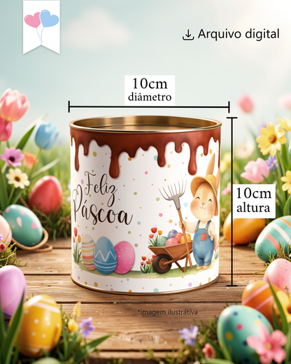 Printable - Rótulo Tubolata - Páscoa Modelo 1