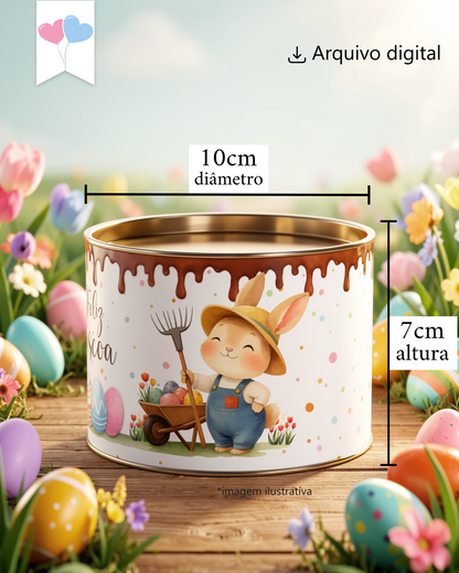 Printable - Rótulo Tubolata - Páscoa Modelo 1