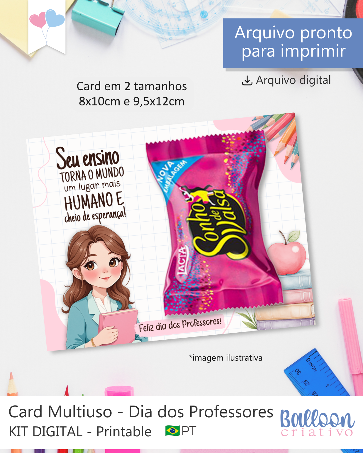 Card Multiuso - Dia dos Professores