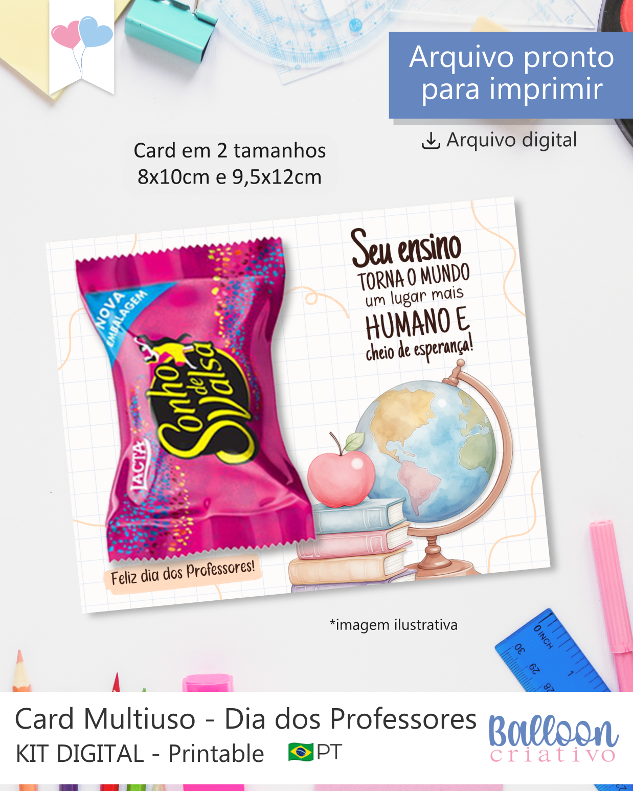 Card Multiuso - Dia dos Professores