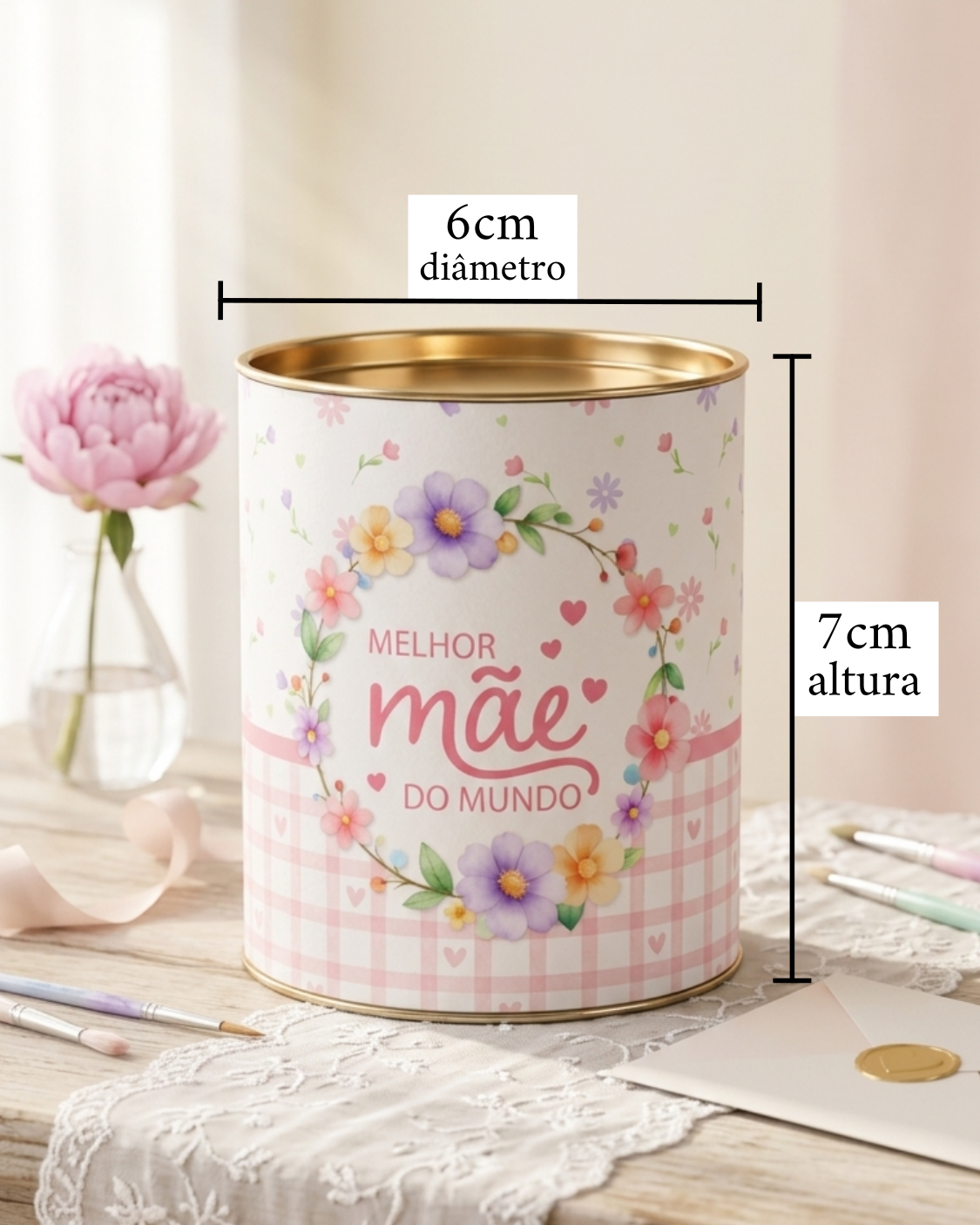 Printable - Rótulo Tubolata - Melhor Mãe Modelo 01