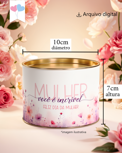 Printable - Rótulo Tubolata - Dia da Mulher