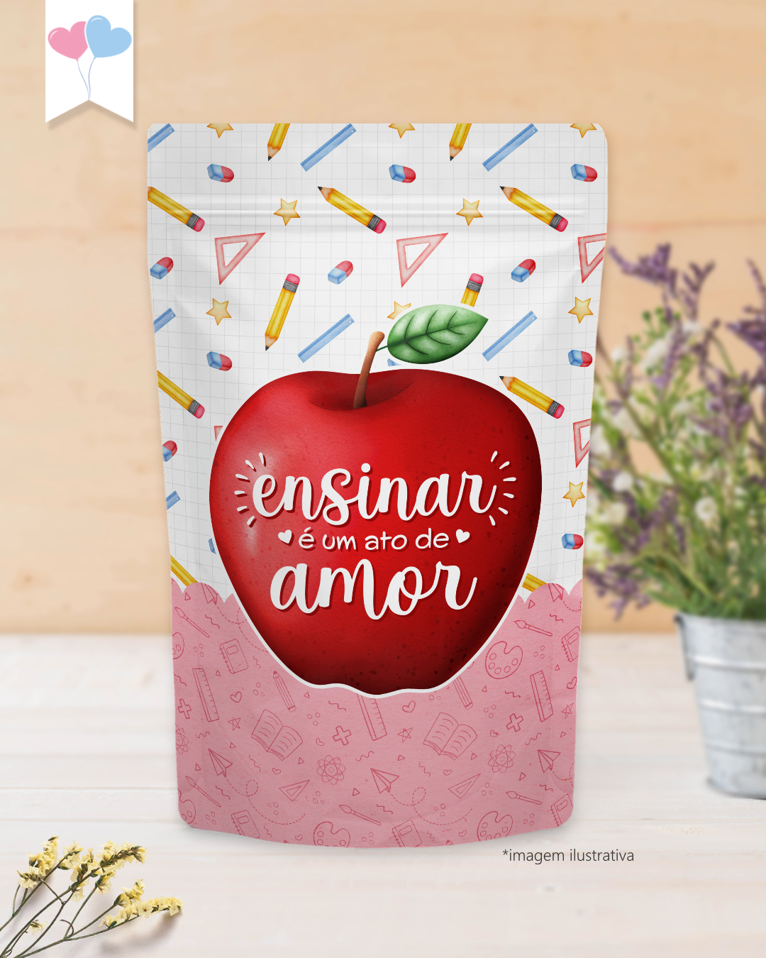 Printable - Rótulo para ZipLock - Dia dos Professores