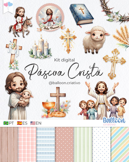 Kit digital - Páscoa Cristã