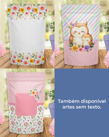 Printable - Rótulo para ZipLock - Doce Aconchego Dia das Mães