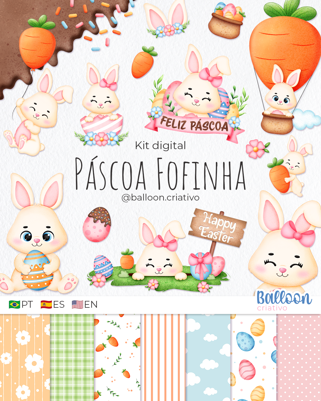 Digital Bundle - Cute Easter