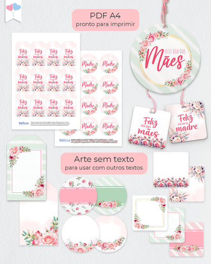 Printable bundle - Mother's Day Tags or Stickers