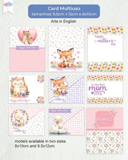 Printable - Arte Card Multiuso - Doce Aconchego Dia das Mães