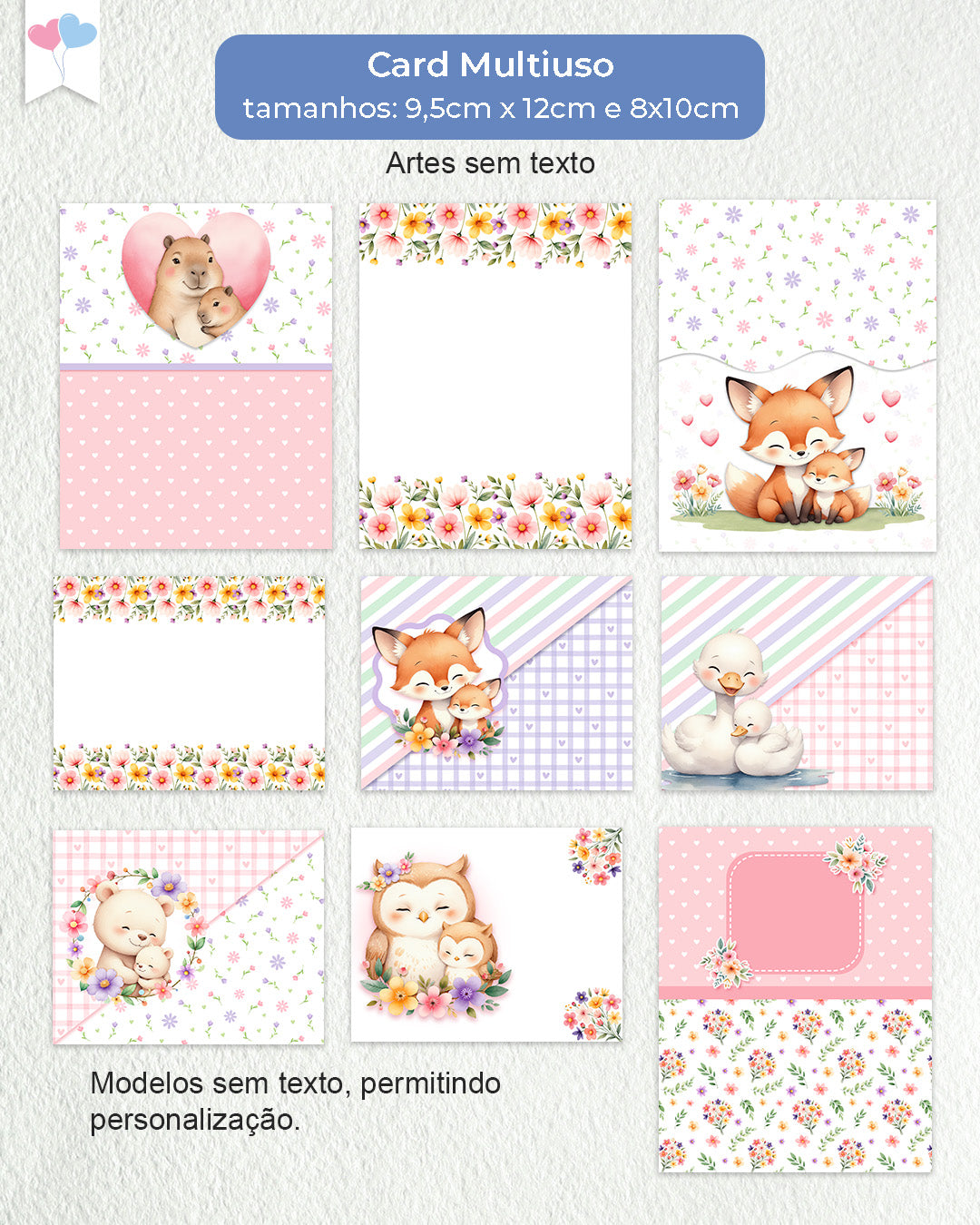 Printable - Arte Card Multiuso - Doce Aconchego Dia das Mães