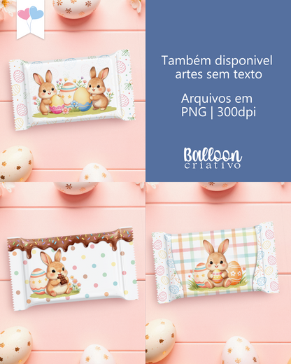 Printable - Arte para KitKat - Doce Páscoa