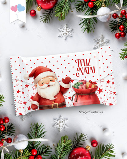 Printable - Arte para KitKat - Feliz Natal