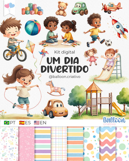 Kit Digital - Um dia divertido