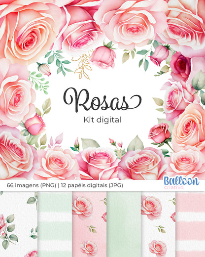 Digital Bundle - Roses