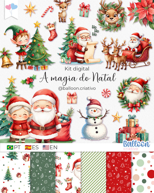 Kit Digital - A Magia do Natal