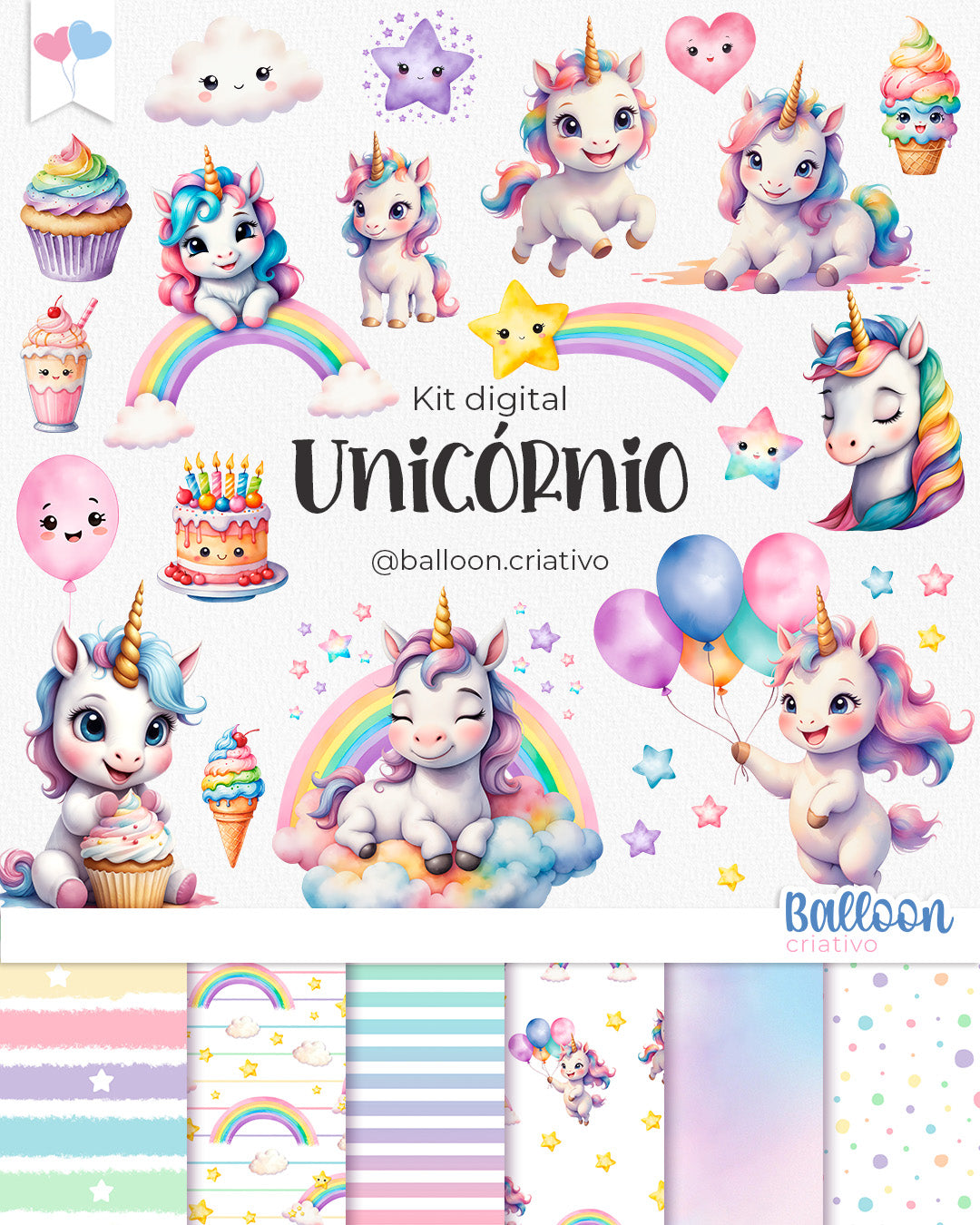 Digital Bundle - Unicorns