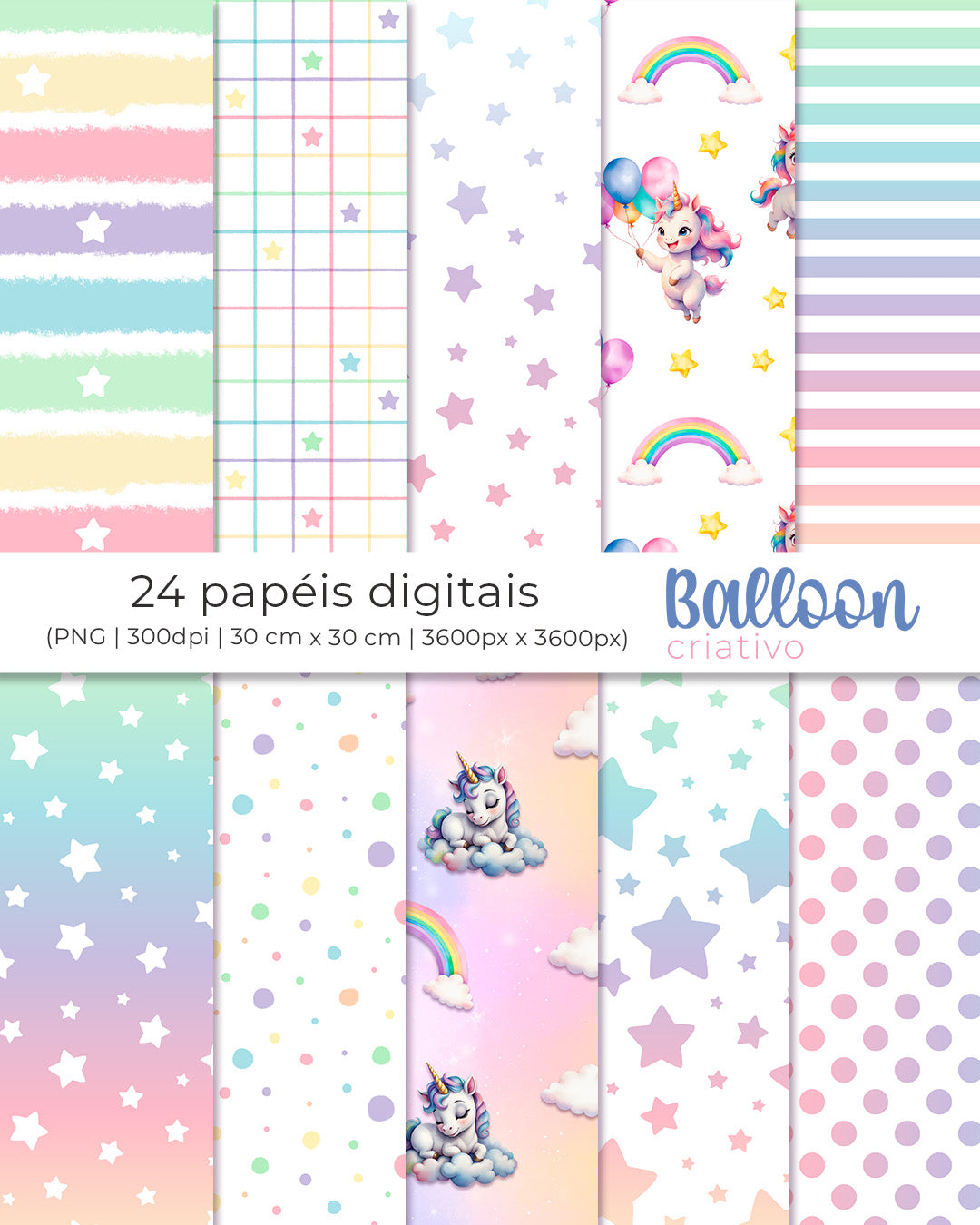 Digital Bundle - Unicorns