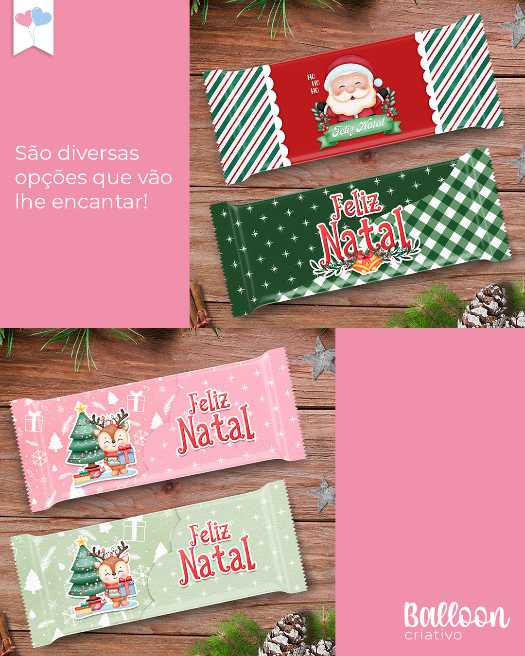 Printable Bundle - Christmas Chocolate Wrappers