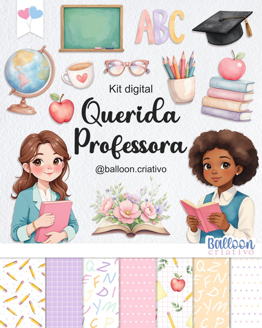 Kit digital - Querida Professora
