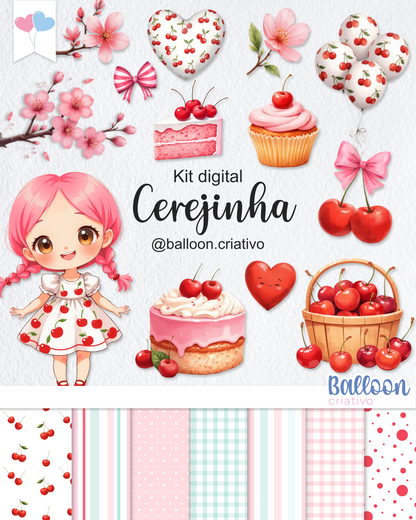 Kit digital - Cerejinha