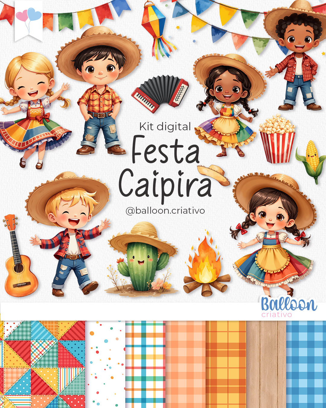 Kit Digital – Fiesta Caipira