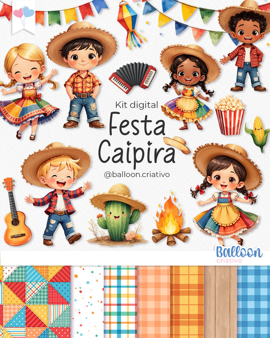 Kit Digital - Festa Caipira
