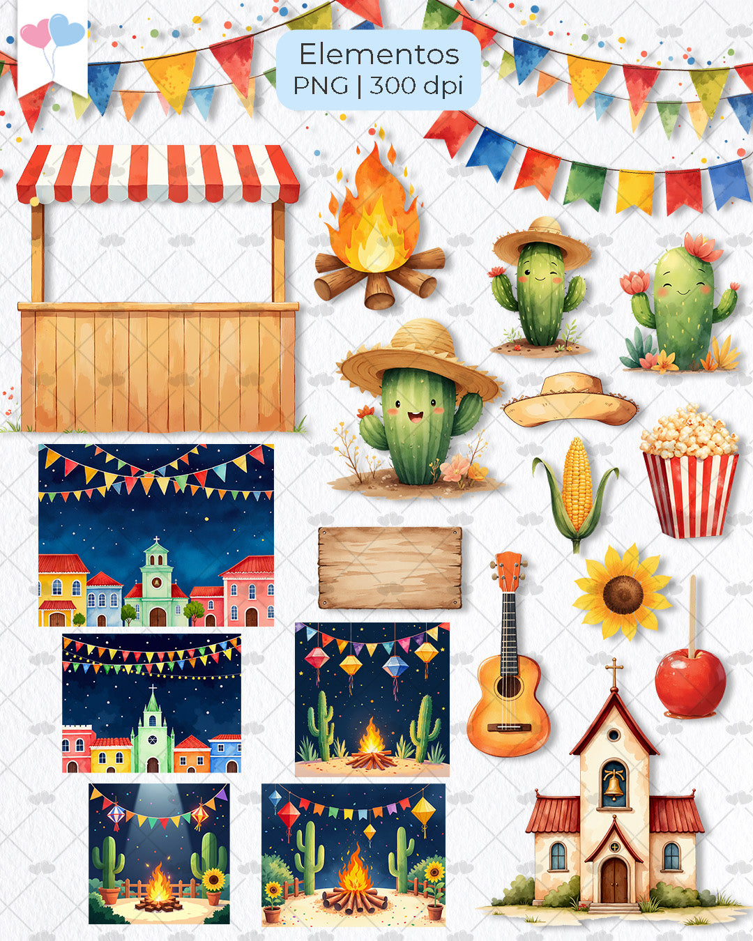 Kit Digital – Fiesta Caipira