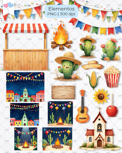 Kit Digital – Fiesta Caipira
