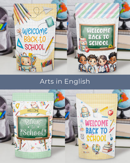 Printable - Rótulo Ziplock (Stand Up Pouch) - Vuelta a Clases