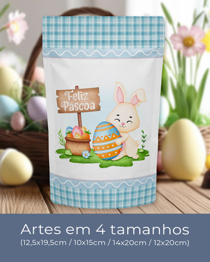 Printable - Etiqueta para Ziplock (Stand-Up Pouch) - Pascua Tierna