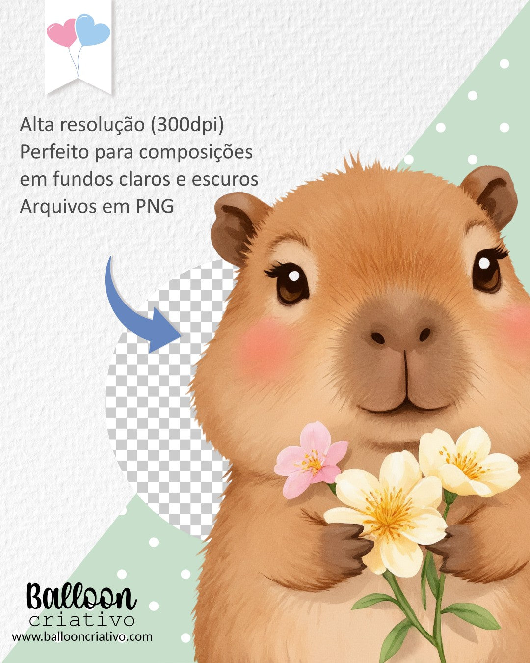 Kit digital - Capivara Momentos Felizes