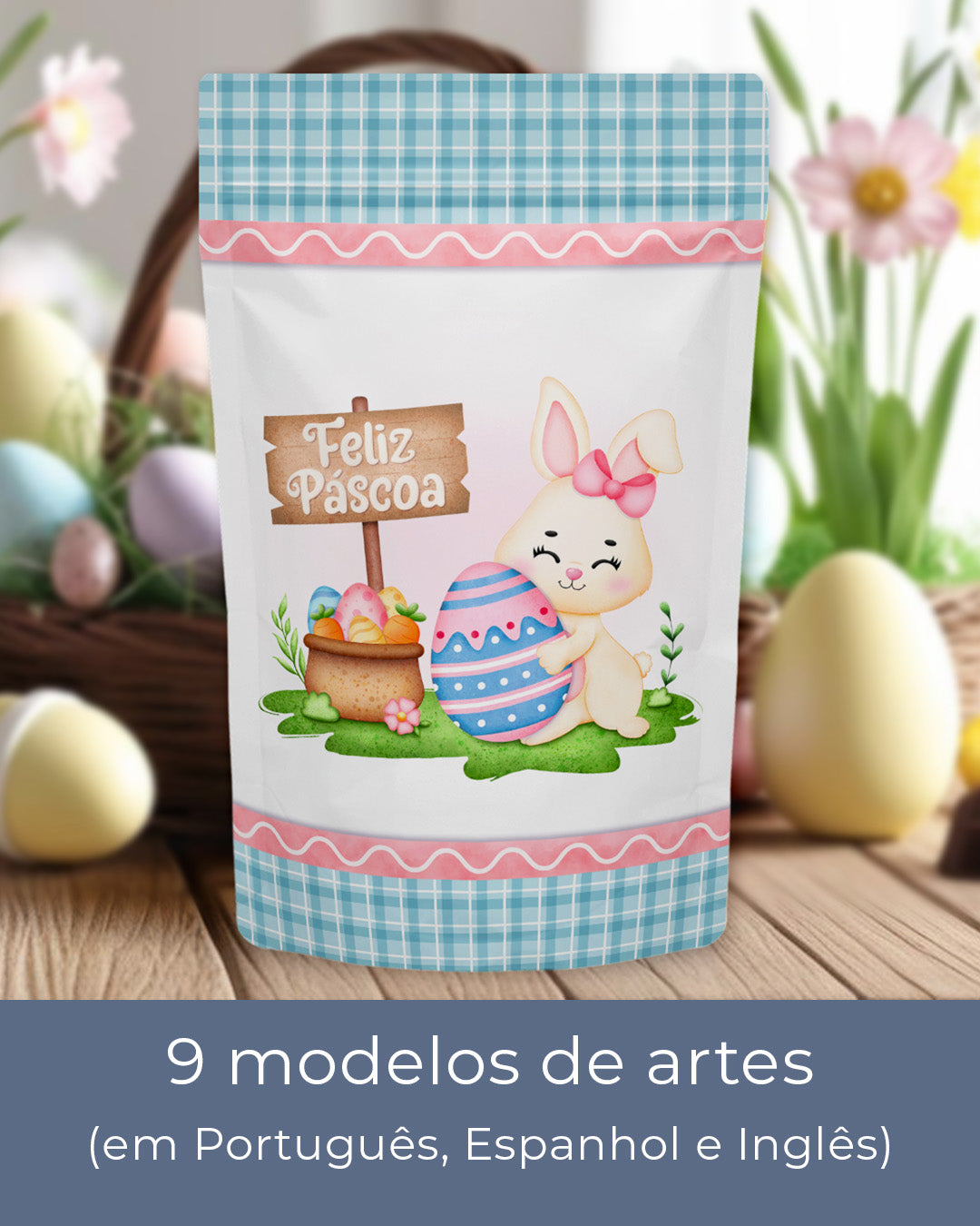 Printable - Label for Ziplock (Stand-Up Pouch) - Cute Easter