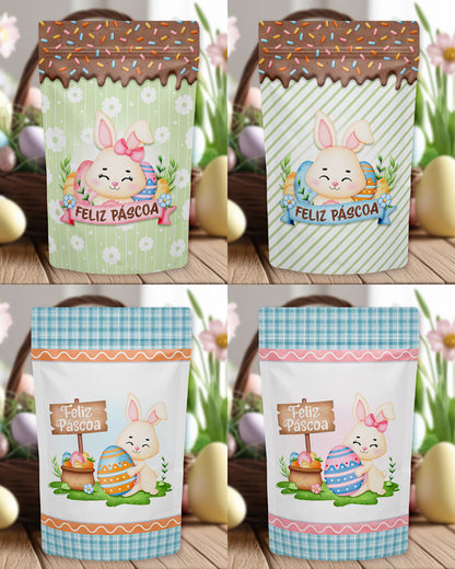 Printable - Label for Ziplock (Stand-Up Pouch) - Cute Easter