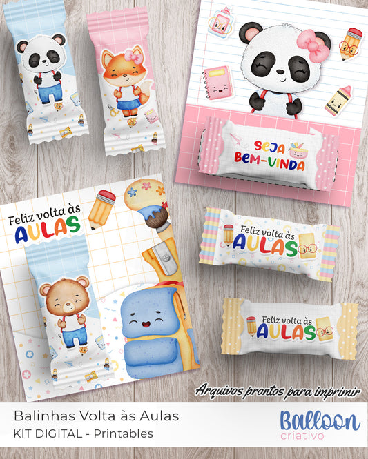 Printable Bundle - Candy and Card Back to School