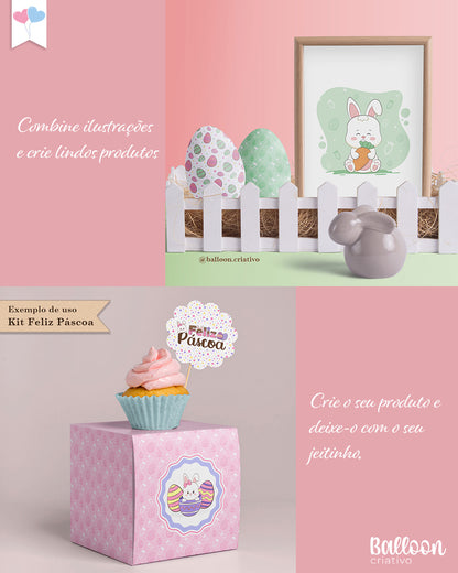 Kit digital - Feliz Pascua