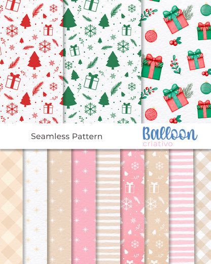 COMBO Papel Digital de NATAL