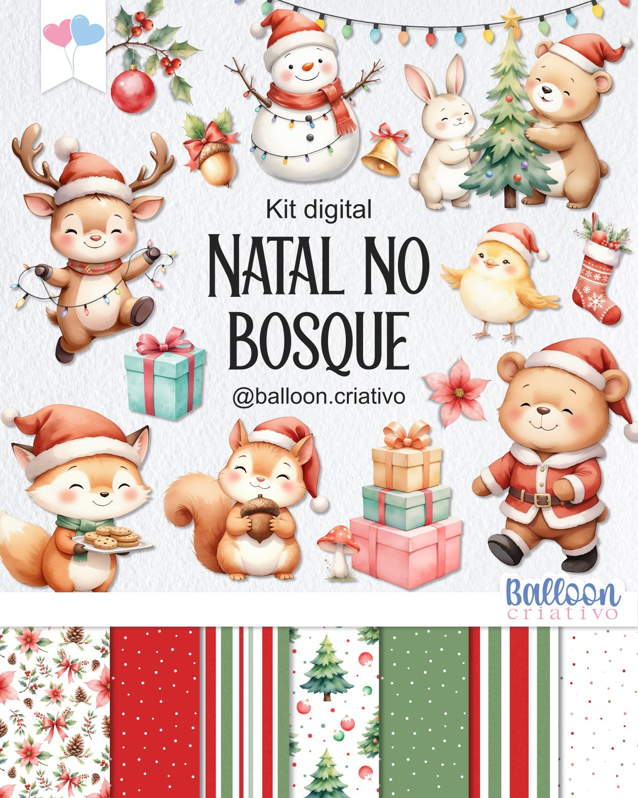 Digital Bundle – Woodland Christmas