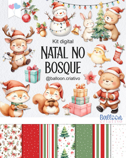 Digital Bundle – Woodland Christmas