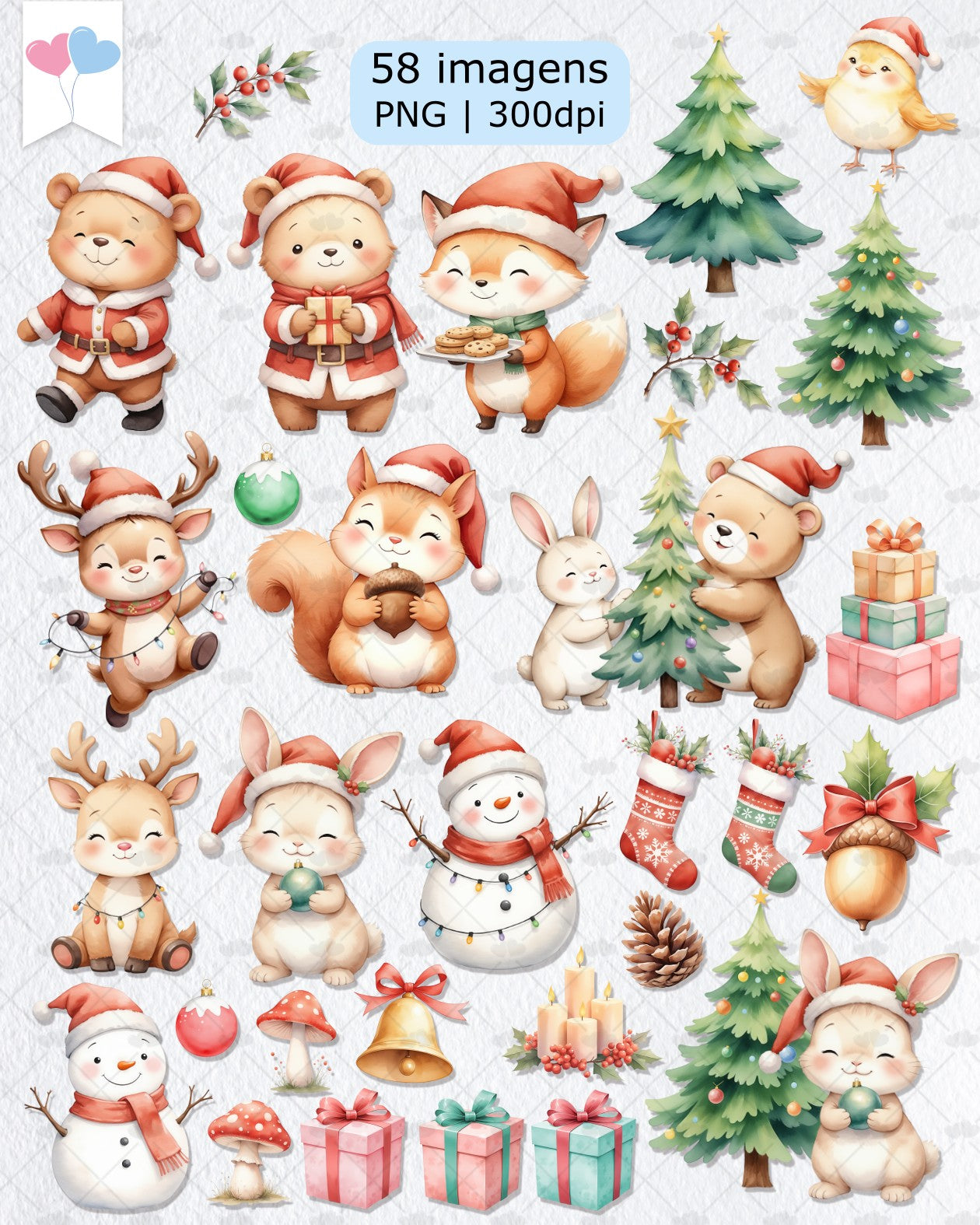 Digital Bundle – Woodland Christmas