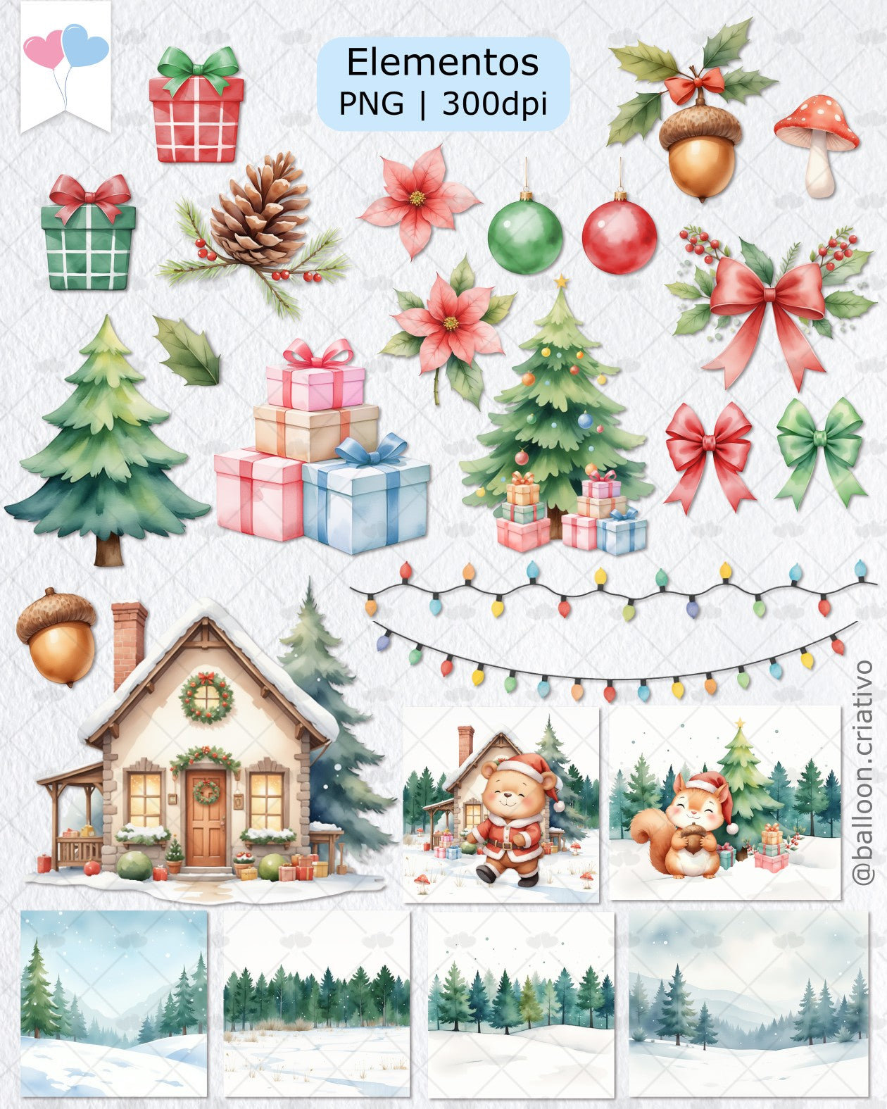 Digital Bundle – Woodland Christmas