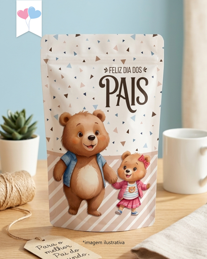 Printable - Rótulo Ziplock (stand up pouch) - Dia dos Pais